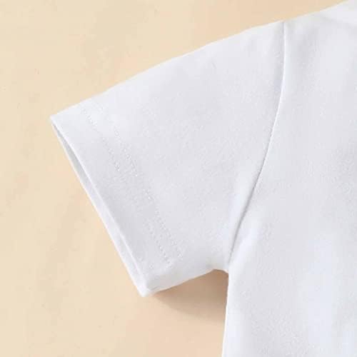 Yihaojia Baby Boys Graphic Tee Shorts Set Summer