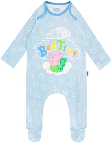 Adventure Fun George Pig Sleepsuit for Baby Boys