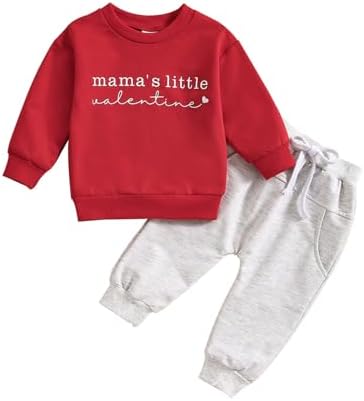 Valentines Day Trendy Outfit Set for Babies Gift for Child