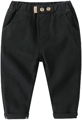 ZHI-ZAIHU - Toddler Boys Cotton Joggers