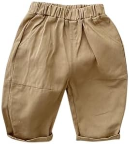 Hwafan Toddler Boys Pants Khaki 1T
