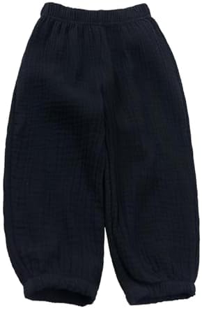 3-Piece Cotton and Linen Trousers for Kids