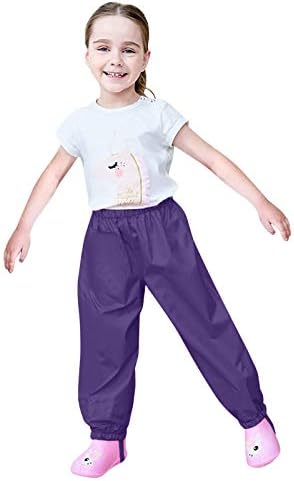 Protective rain jacket and pants for kids boys and girls waterproof