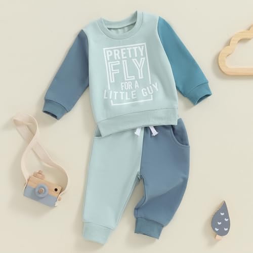 Baorji Toddler Boy 2-Piece Letter Print