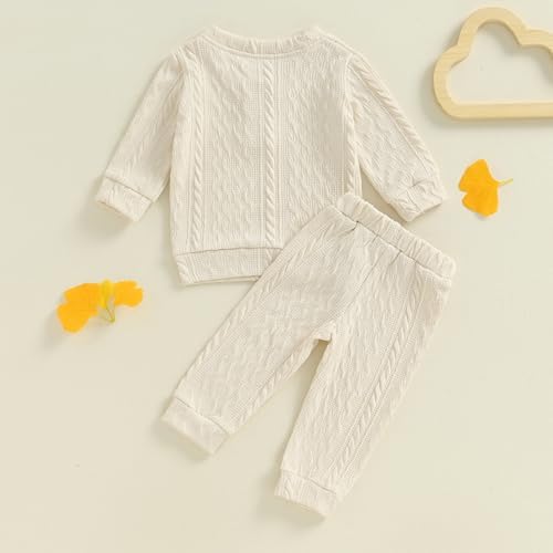 Suolongsama Toddler Boys Fall Outfit 2-Piece Set