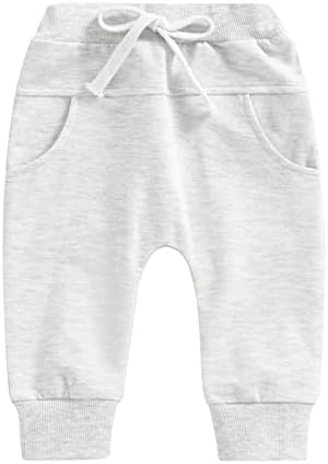D NOMAID YZARC Toddler Solid Cotton Jogger Pants