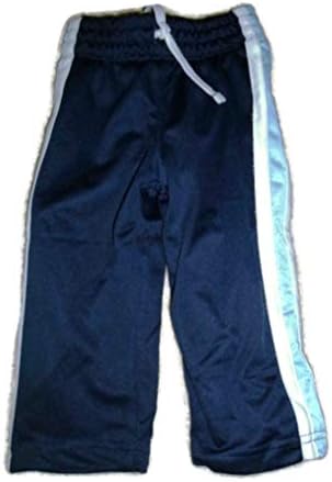 Jumping Beans Boys Microfiber sweat pants navy light blue stripe