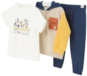 Our Little hdc Burger 3 Piece Tracksuit Banana