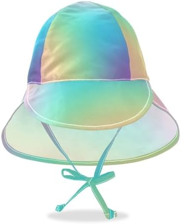 Candy Glitter Beach Baby Sun Hat Adjustable Wide-Brim Breathable Toddler Protection