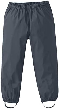 AIMAOMI Waterproof Suspender Rain Bib Pants for Kids Lightweight Breathable Durable