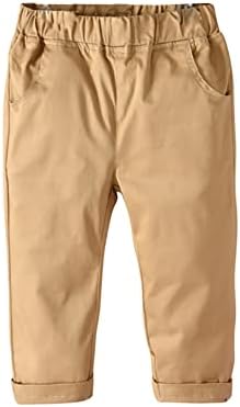 QinCiao Toddler Boys Chino Cargo Jogger Pants