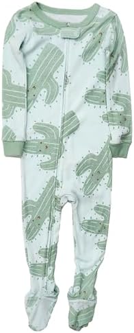 Toddler Boys Green Cactus Blanket Sleepers
