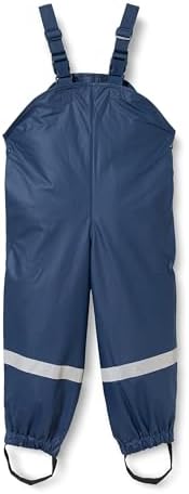 Unisex Rain Pants for Babies Kids Fleece Lined Water-Resistant