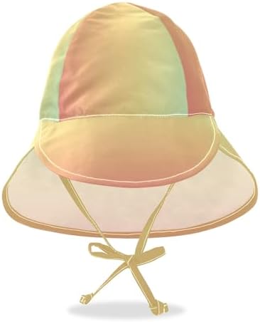 Mind theSun RPLIFE Kids Rainbow Glitter Adjustable Hat Stay-put UV Protection