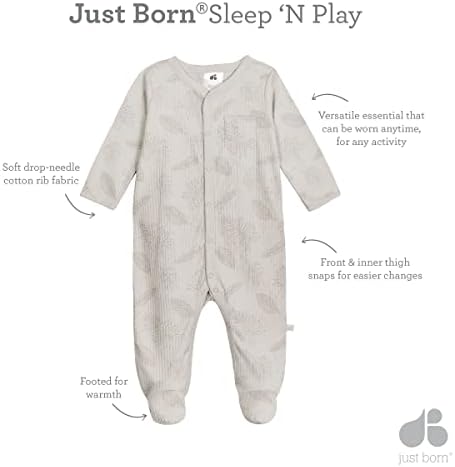 Just Born Unisex Baby Sleep N Play Set for Cooling Days