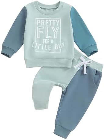 Baorji Toddler Boy 2-Piece Letter Print