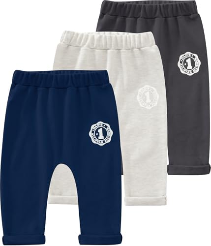 Adjustable Soft Cotton Baby Pants Comfort for Boys_us_