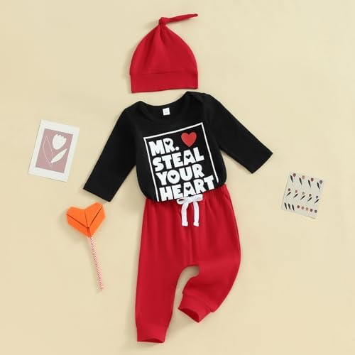 Perfect Valentines Day Boys Newborn Outfit Set