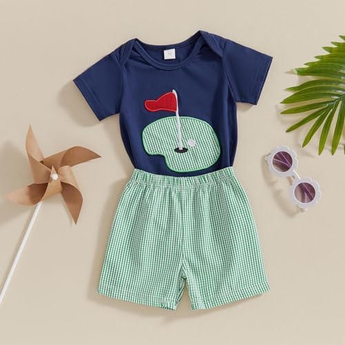 Omkzanbi 1st Birthday Golf Outfit