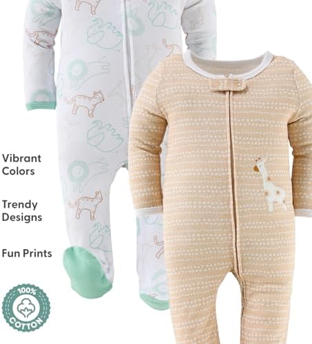 The Peanutshell Baby Sleepers Set - 3-Piece Safari