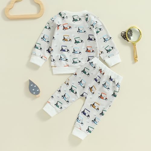 Ynibbim Toddler Boys Autumn Sweatsuits