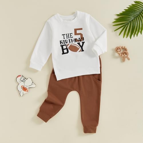 Adobabirl Baby Boy Birthday Outfit Set - Fun Cozy