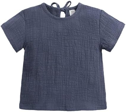 Summer Toddler Cotton Linen Clothes Kids Set with PRINTS