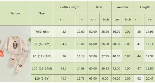 Gueuusu Toddler Boy Football Outfit Set 2Pcs