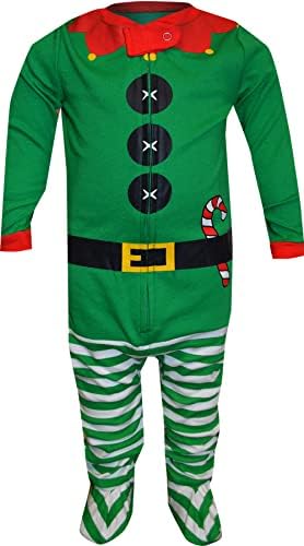MJC Boys Elf Reversible Blanket Sleeper Pajama for Infants