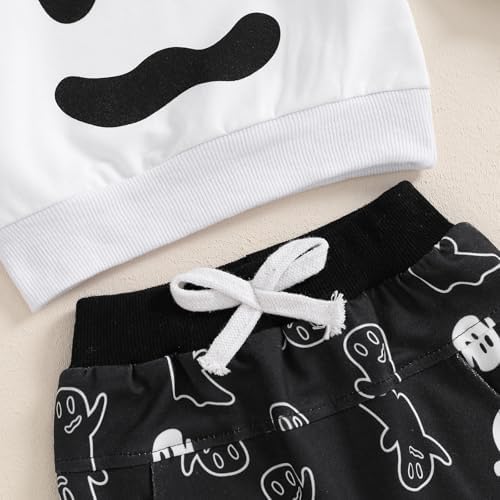 Halloween Funny Ghost Face Outfit for Baby Boys