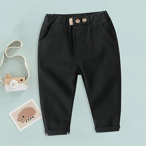 ZHI-ZAIHU - Toddler Boys Cotton Joggers