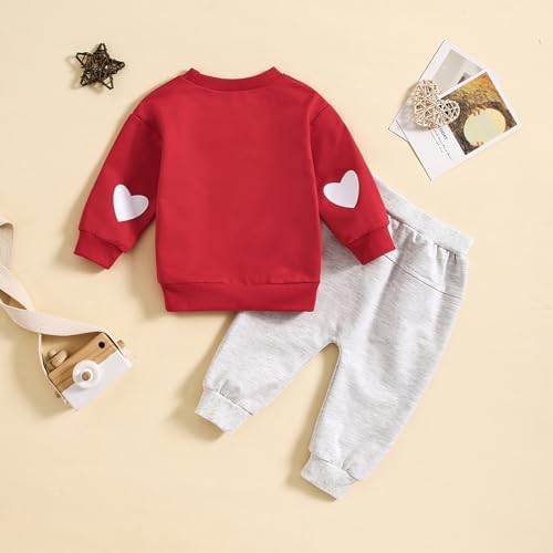 Valentines Day Trendy Outfit Set for Babies Gift for Child