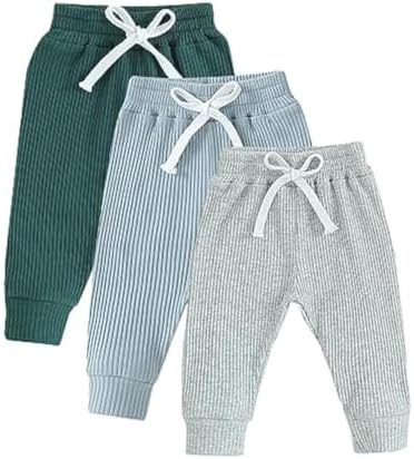 Socutebabe 3Packs Toddler Jogger Pants