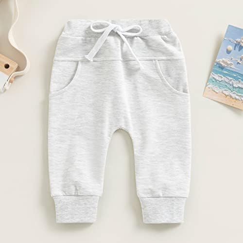 D NOMAID YZARC Toddler Solid Cotton Jogger Pants