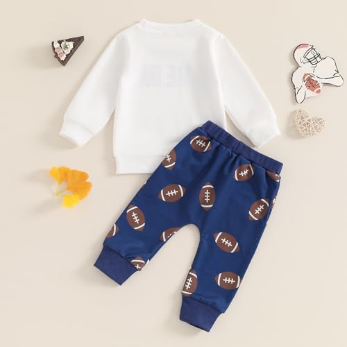 High-Quality 2 in 1 Football Game Day Outfit Toddler Boys Girls Set