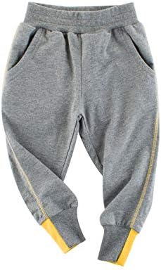 Irsutey Kids Basic Cotton Sweatpants for Toddler Boys