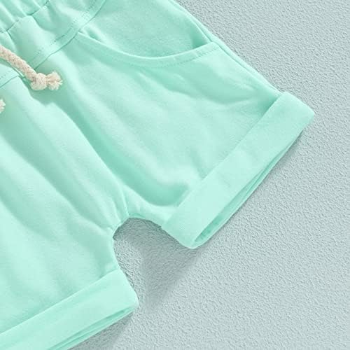 MABABY Newborn Toddler 12-18 Months Beach Short Sleeve Set