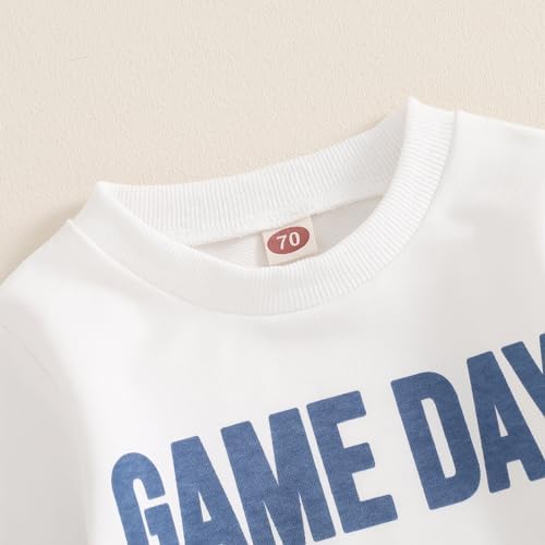 High-Quality 2 in 1 Football Game Day Outfit Toddler Boys Girls Set