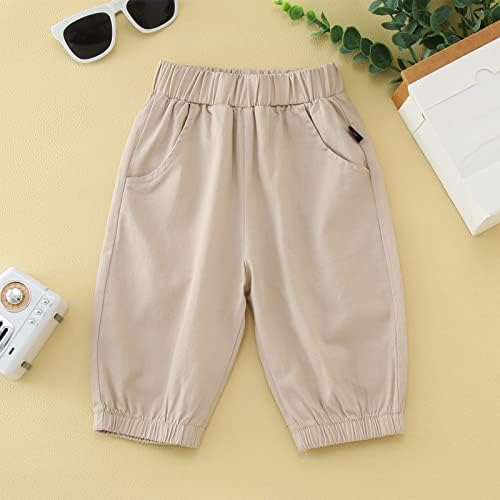Jogger Pants for Kids Beige Pull-On Enjoyable Activity