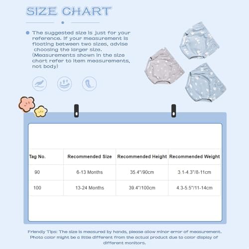 Soft Absorbent Potty Training Underpants - 3-Pack