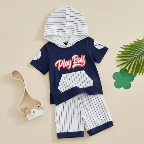 Littleamerican Flag Toddler Boy Outfit for 4th of July
