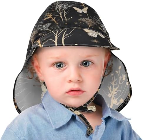 JoySay Butterfly Dandelion Toddler Sun Hat UPF 50