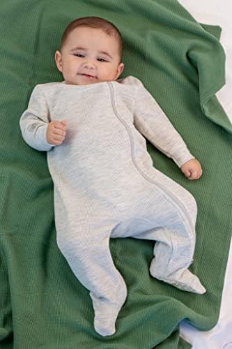 Juddlies Mini Waffle - Footed Baby Sleeper