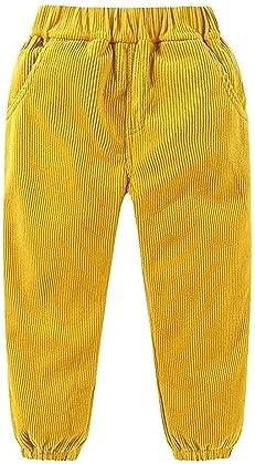 Cotton Solid Corduroy Pants for Babies