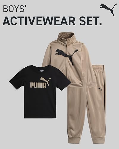 PUMA 3-Piece Toddler Boys Athletic Jogset