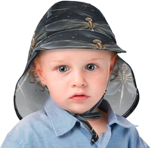 J JOYSAY Dragonflies Toddler Sun Hat UPF 50
