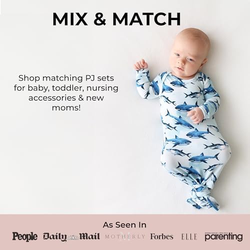 Posh Peanut Baby romper with snap closure bamboo viscose
