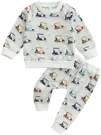 Ynibbim Toddler Boys Autumn Sweatsuits