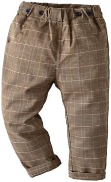 Perfect Toddler Kids Winter Plaid School Uniform Pants