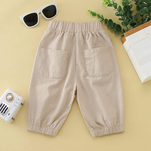 Jogger Pants for Kids Beige Pull-On Enjoyable Activity